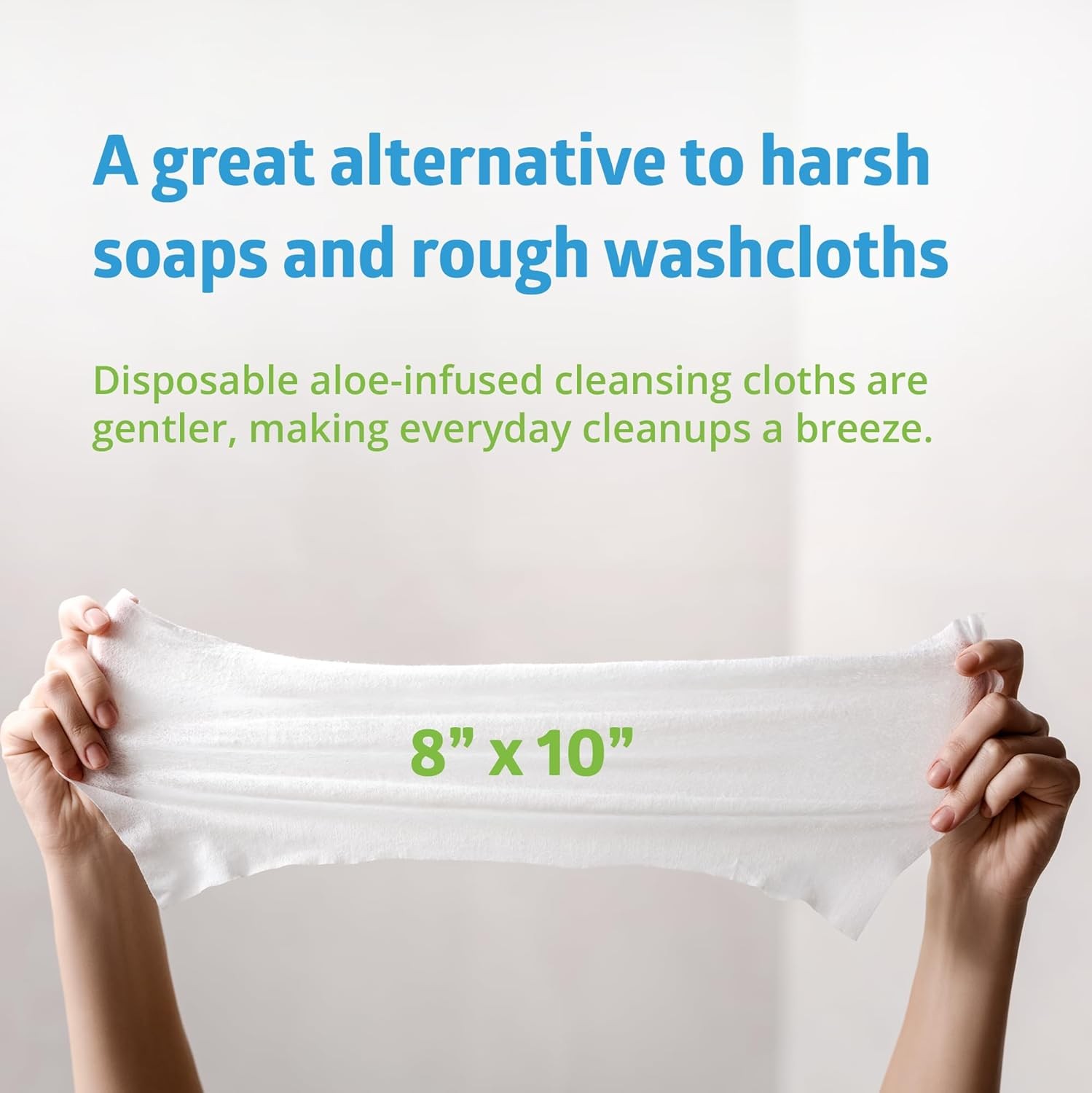 FitRight e Personal Cleansing Cloth Wipes, Scented,Adult Lar