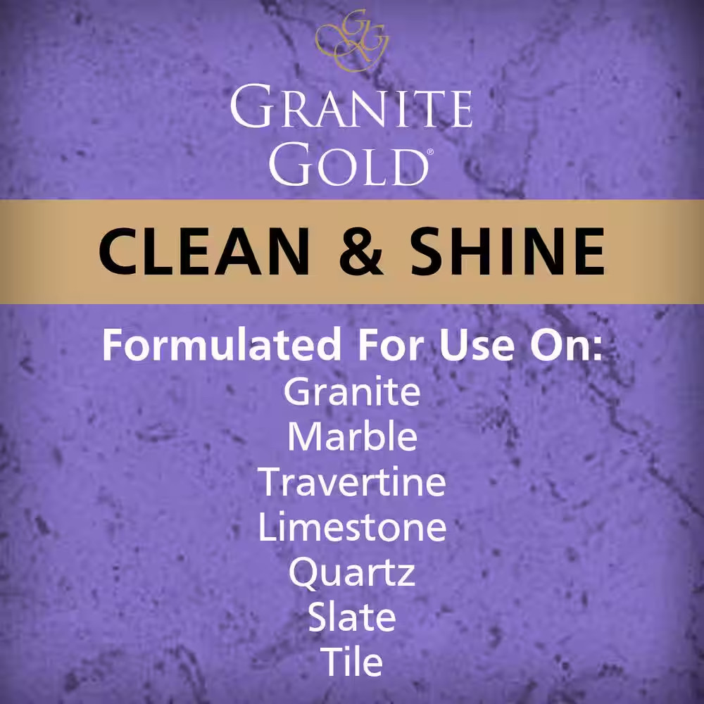 Granite Gold Clean Shine 88 Fl Oz Cleaner and Polish for Natural Stone