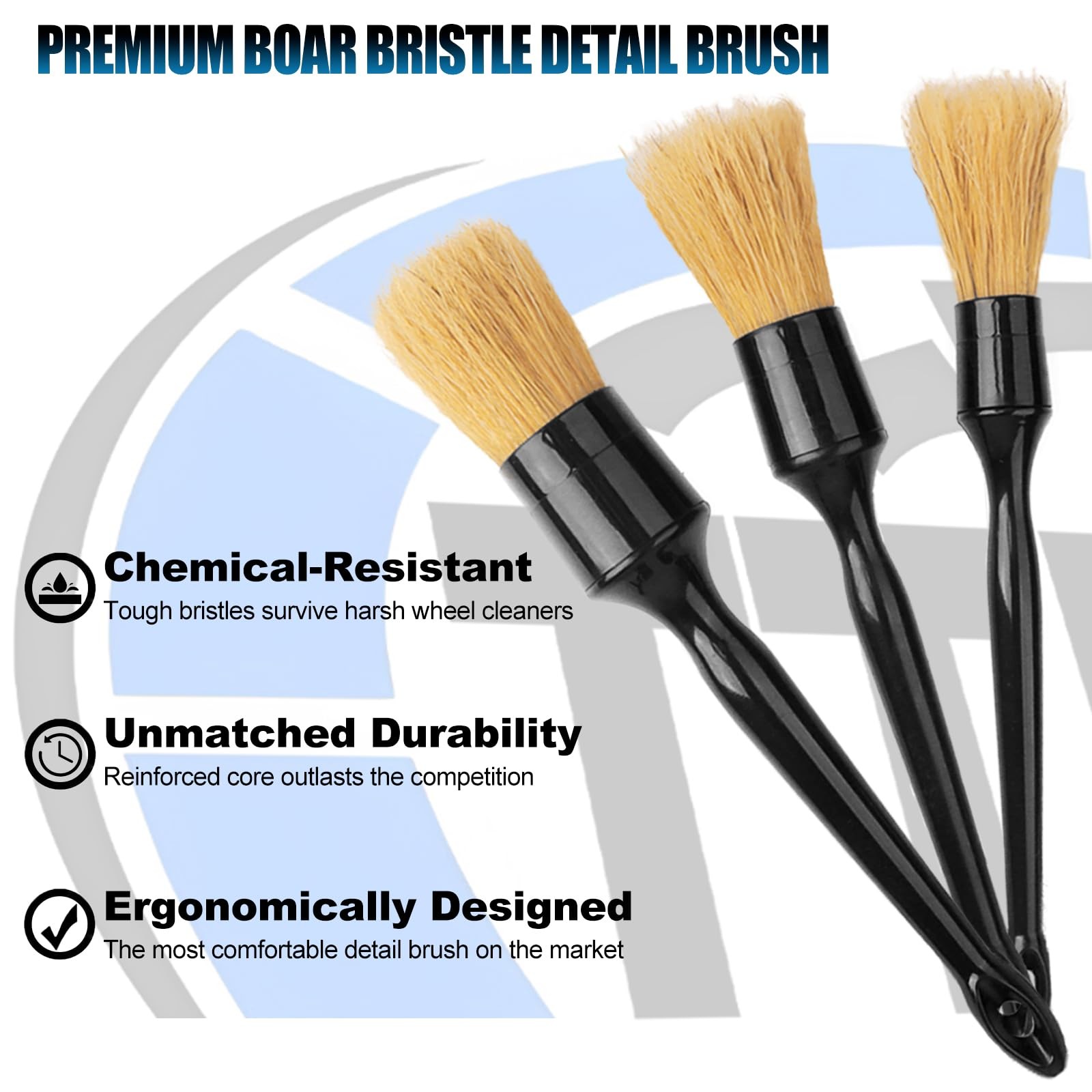 8Pcs Wheel Brush, Tire Brush, Wheel Cleaner Brush Set – 2 Soft Wheel Cleaning…