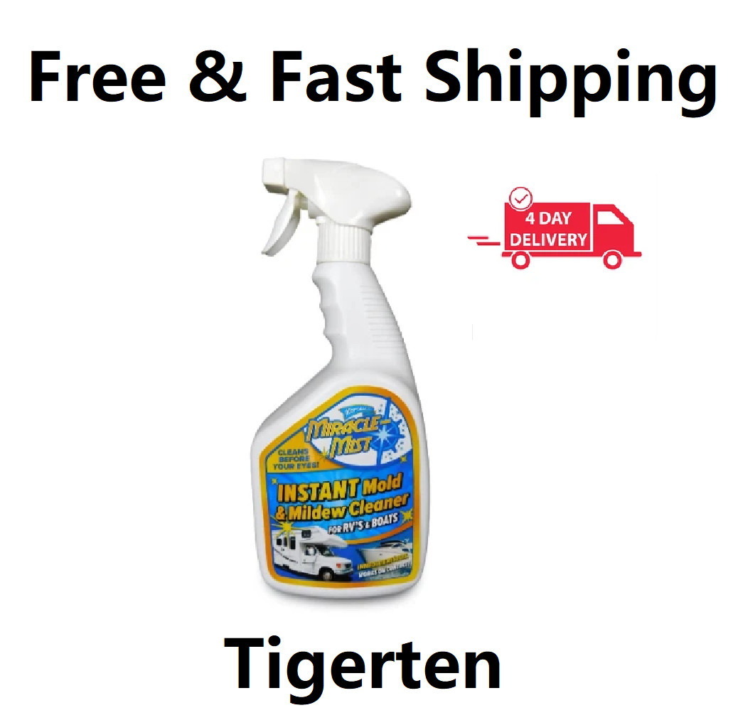 Miraclemist Instant, Mold and Mildew Spray Remover for RV and Boat’S Exterior an