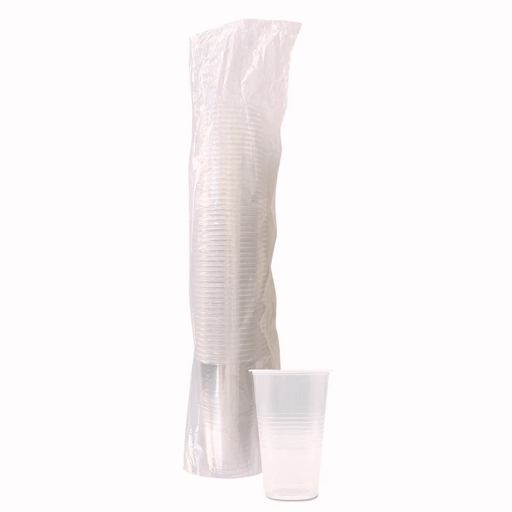 Boardwalk TRANSCUP20PK 20 oz. Translucent Plastic Cold Cups – Clear (50/PK) New