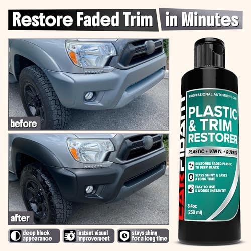 Plastic Restorer for Cars – Refreshes Faded Plastic, Plastic Restorer – 16 Oz