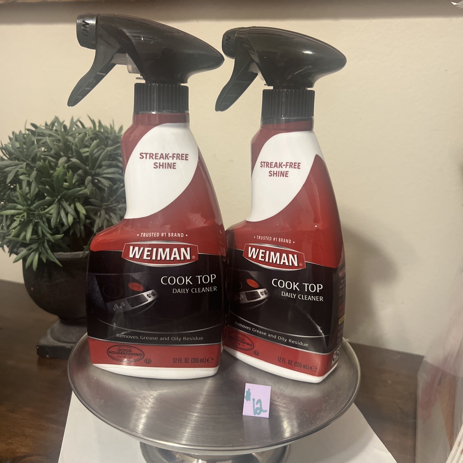 2-Pack~ WEIMAN Glass Ceramic Stove Range COOK TOP DAILY CLEANER Polish & Protect