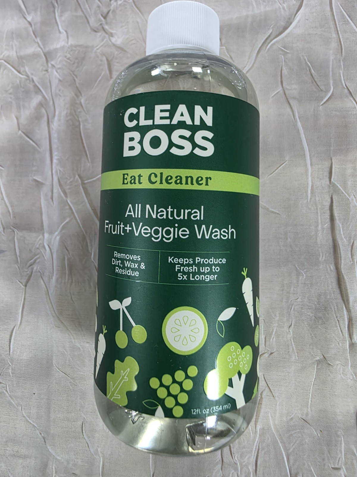 JOY Clean Boss Eat Cleaner Fruit & Veggie Natural Wash & Preserver TWO