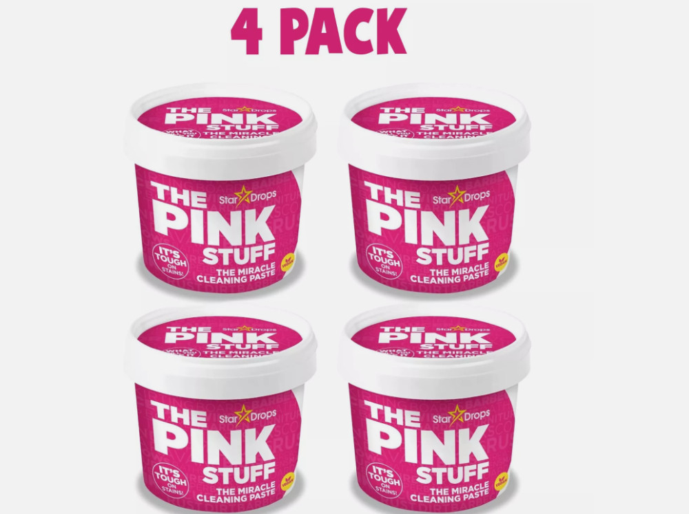 4 PACK- The Pink Stuff, Miracle Cleaning Paste, All-Purpose Cleaner, 17.6 oz