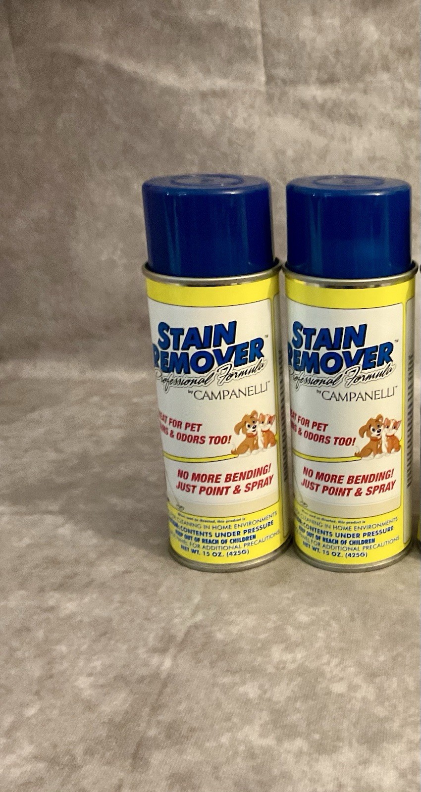 CAMPANELLI STAIN REMOVER PROFESSIONAL FORMULA 15 OZ SPRAY LOT OF 2