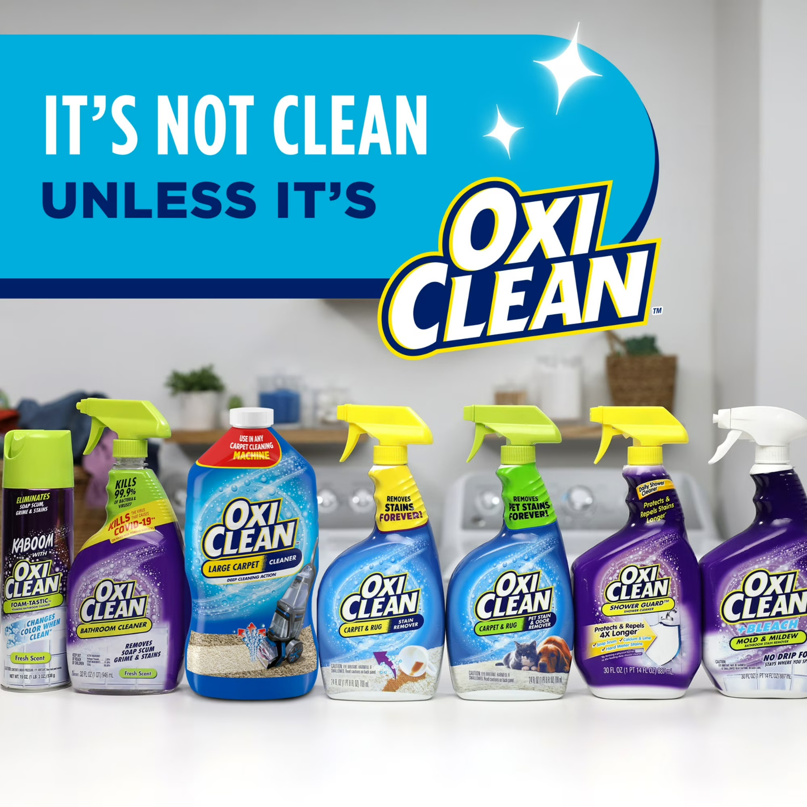 OxiClean Carpet Cleaner Solution 64 fl oz 3-Pack Fast Ship USA