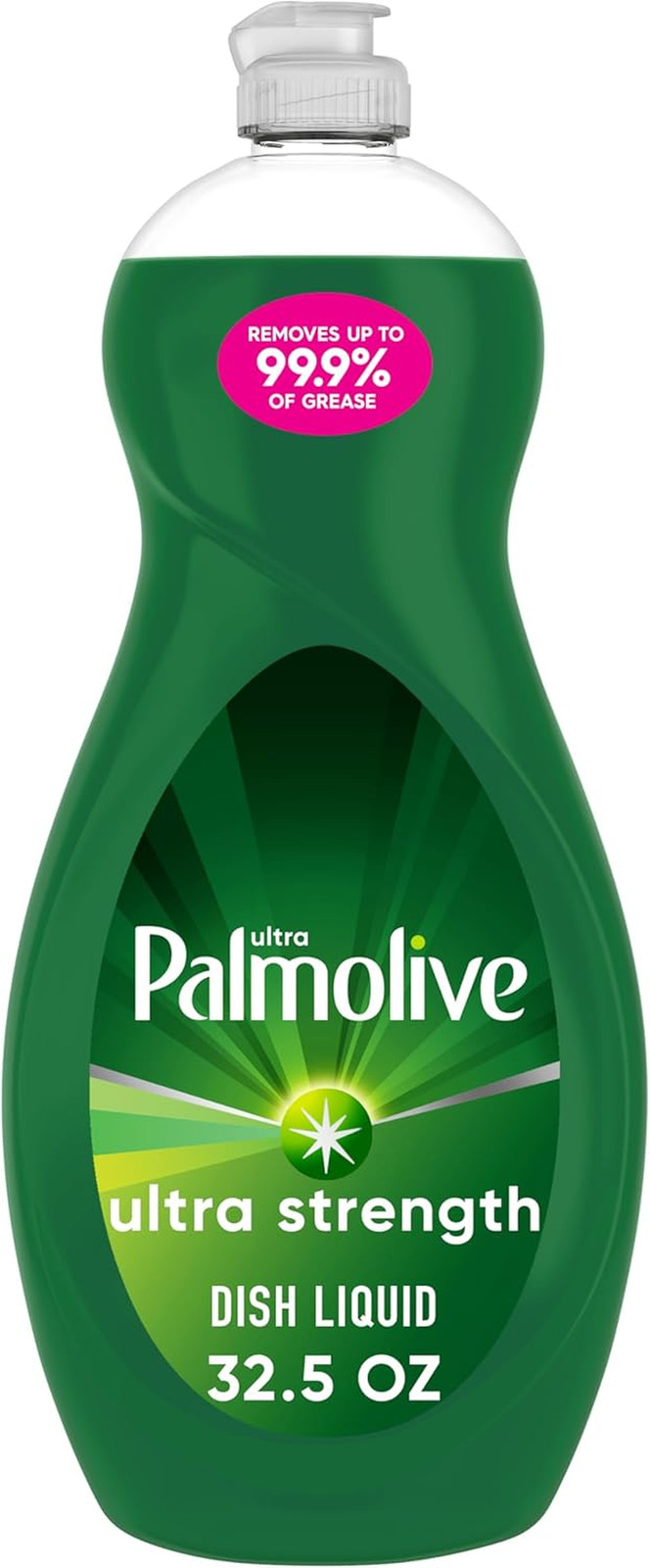 Ultra Strength Liquid Dish Soap, Cuts Grease and Grime, No Soaking Needed, Power