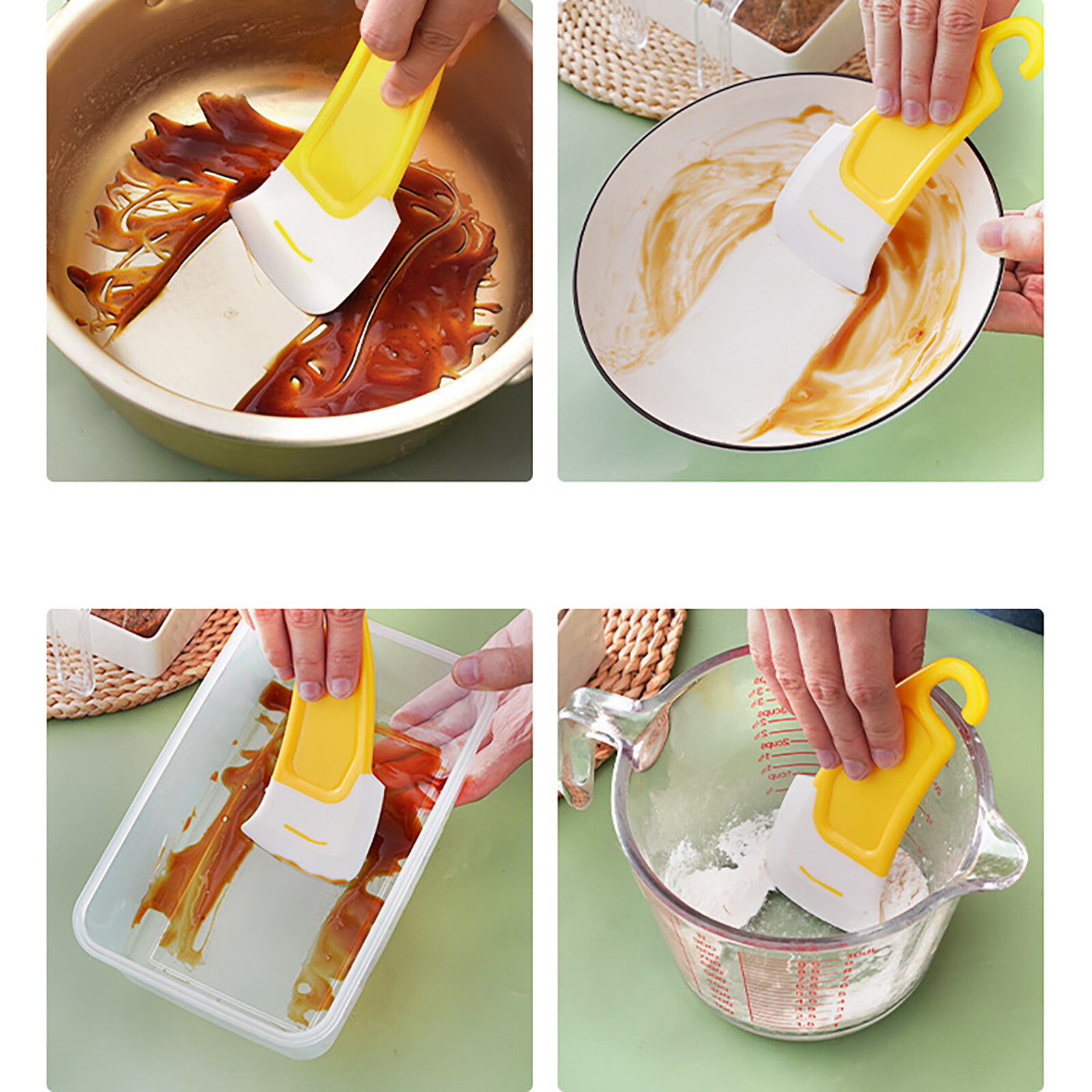 2Pcs Clean Prop Daily Use Cleaning Accessory Heat-resistant Oil Removal Tool