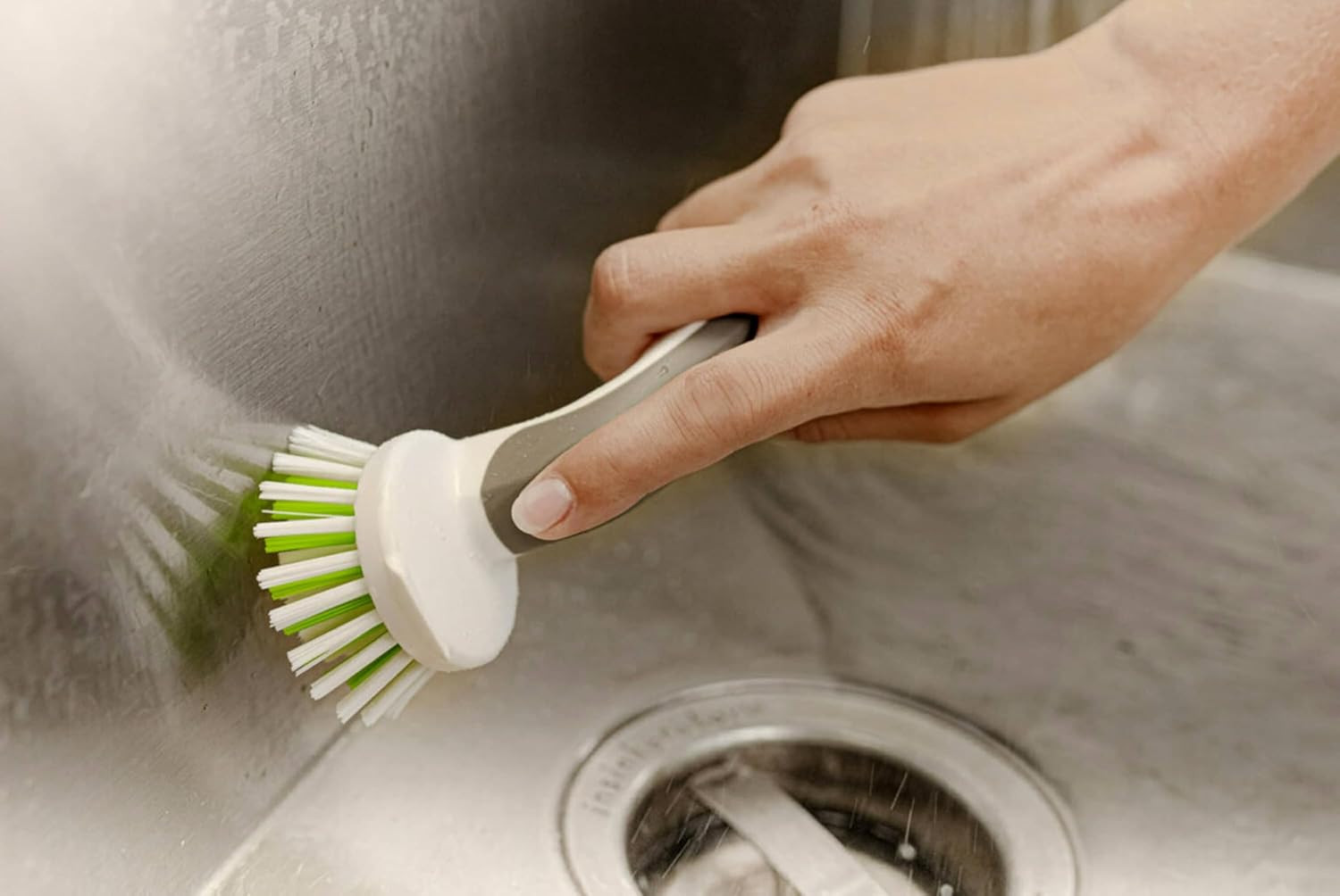 Scotch-Brite Little Handy Scrubber Brush, 6 Dish Brushes, Dish Brush with Long L