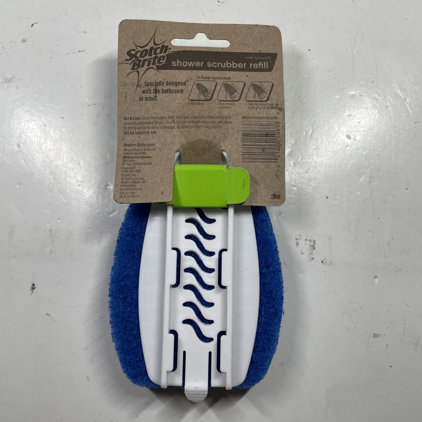 Scotch Brite No Scratch Scrubber Refill 3M Fits Shower Bath Household Handles