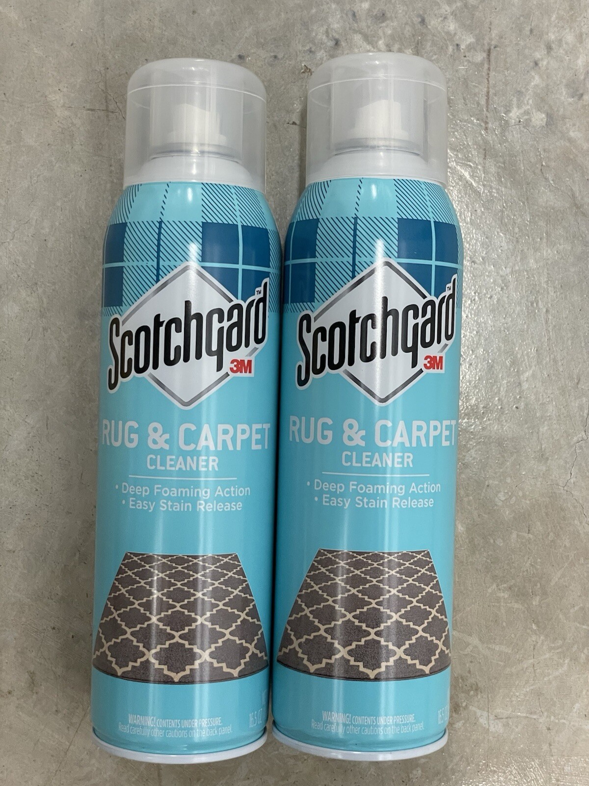 Scotchgard Rug & Carpet Cleaner Deep Foaming Action Stain Remover 2×16.5ox