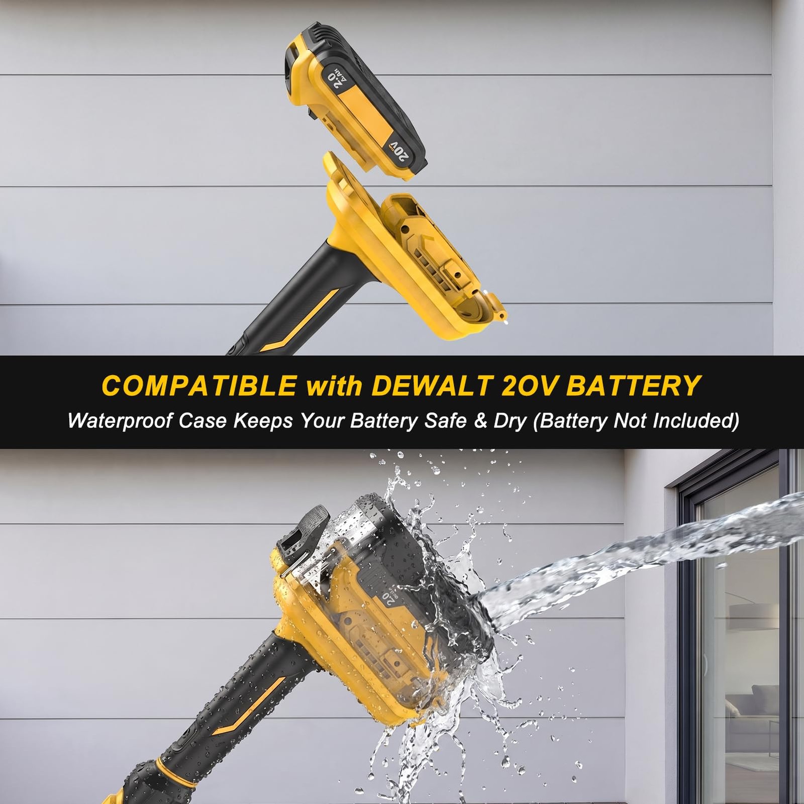 6″ Brushless Cordless Power Spin Scrubber with DeWalt 20V Max (Tool Only), 2-…