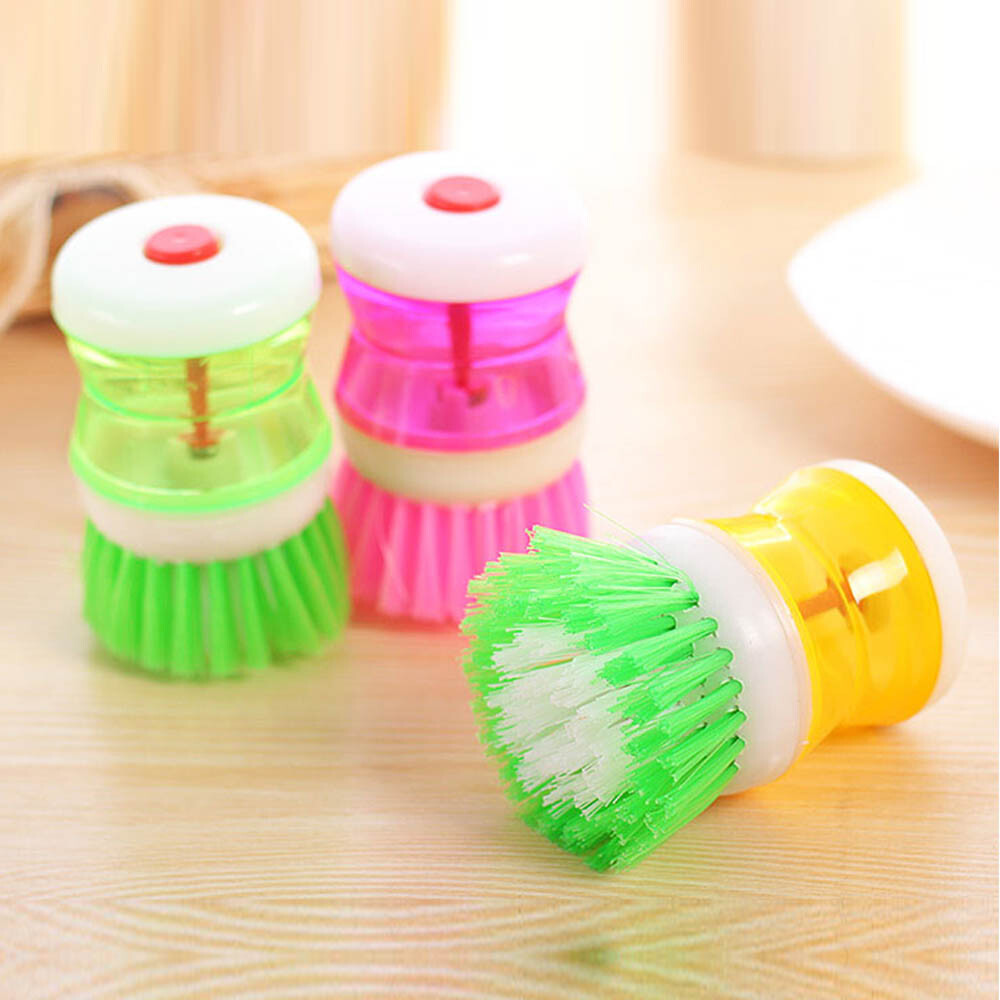 Soap Dispensing Dish Washing, Kitchen Cleaning, Sink Wash High Quality Brush