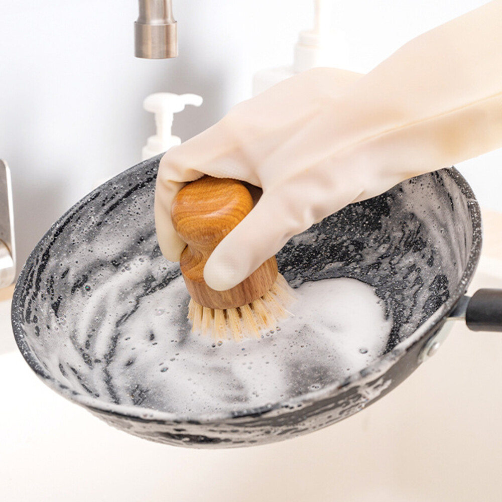1 Set of Kitchen Cleaning Brush Dish Scrub Brush Wok Brush Base Brush New