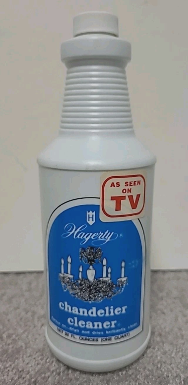 Hagerty 32 oz Chandelier Cleaner Spray  (Lot of 2 Bottles) w 1 Spray Nozzle NOS
