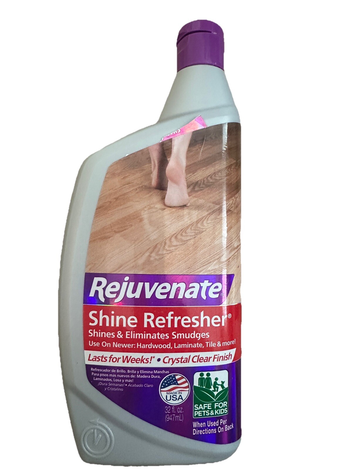 Lot Of Two Rejuvenate All Floors Restorer & Shine Refresher + A Bonus Pad Refill