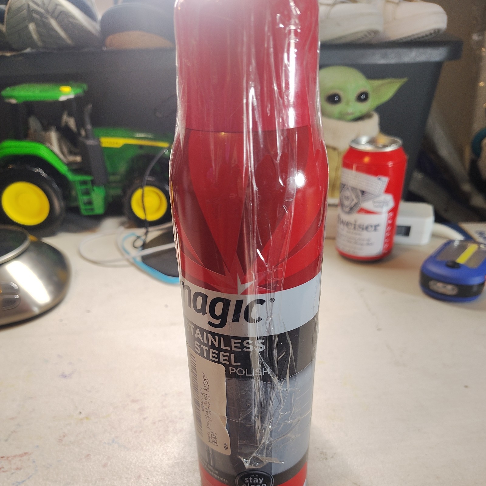 (2-Pk) Magic® STAINLESS STEEL Range Appliance POLISH & CLEANER Shine Protect