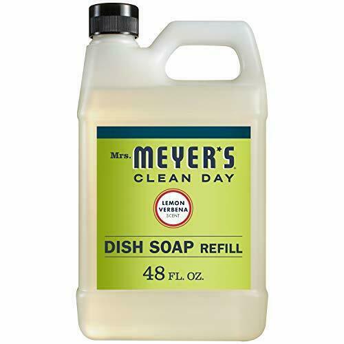 NEW Mrs. Meyer’s Liquid Dish Soap Refill, Lemon Verbena – 48oz