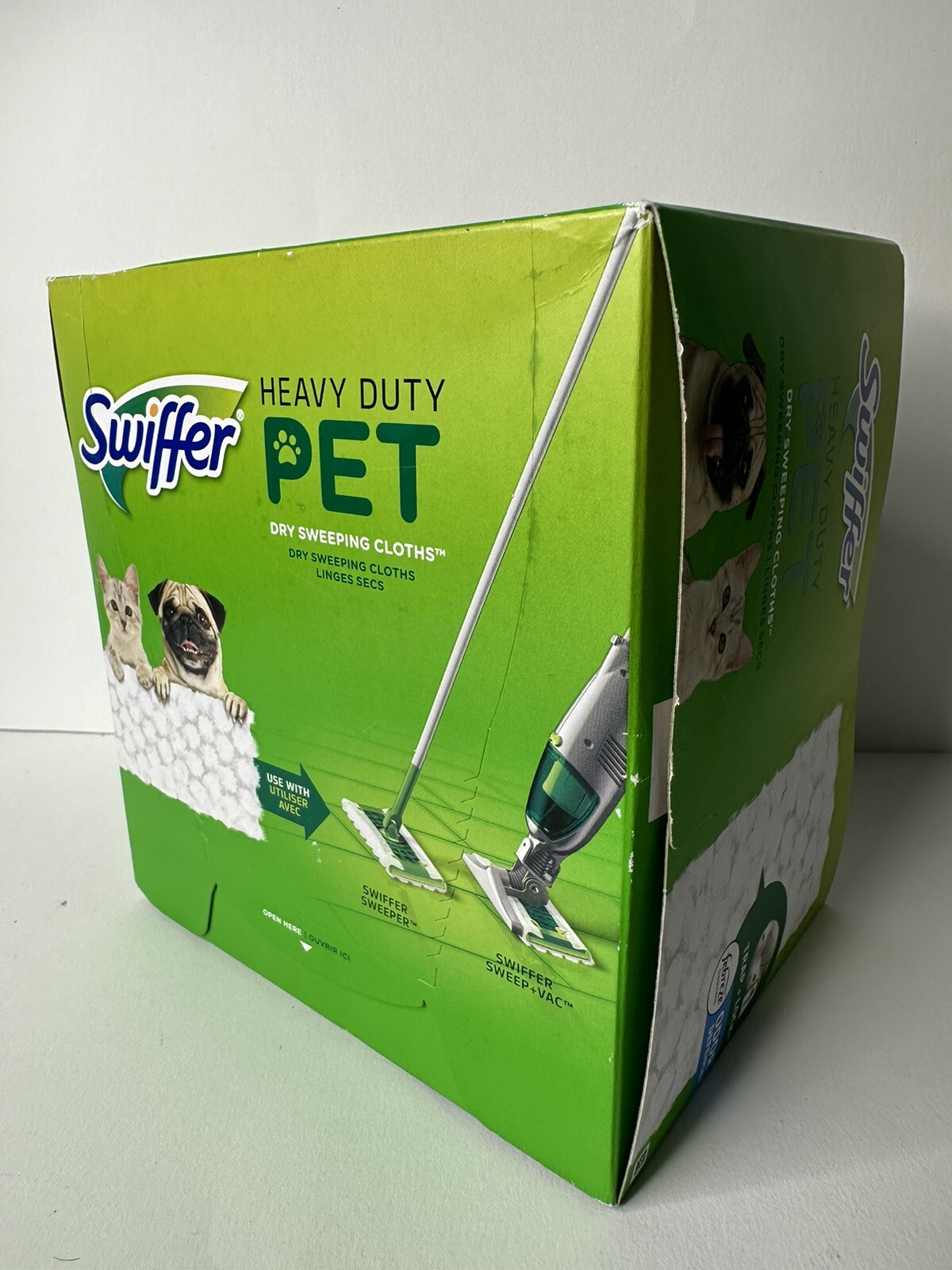 Sweeper Heavy Duty Pet Dry Refills, Febreze Odor Defense, 20 Ct Dry Pads
