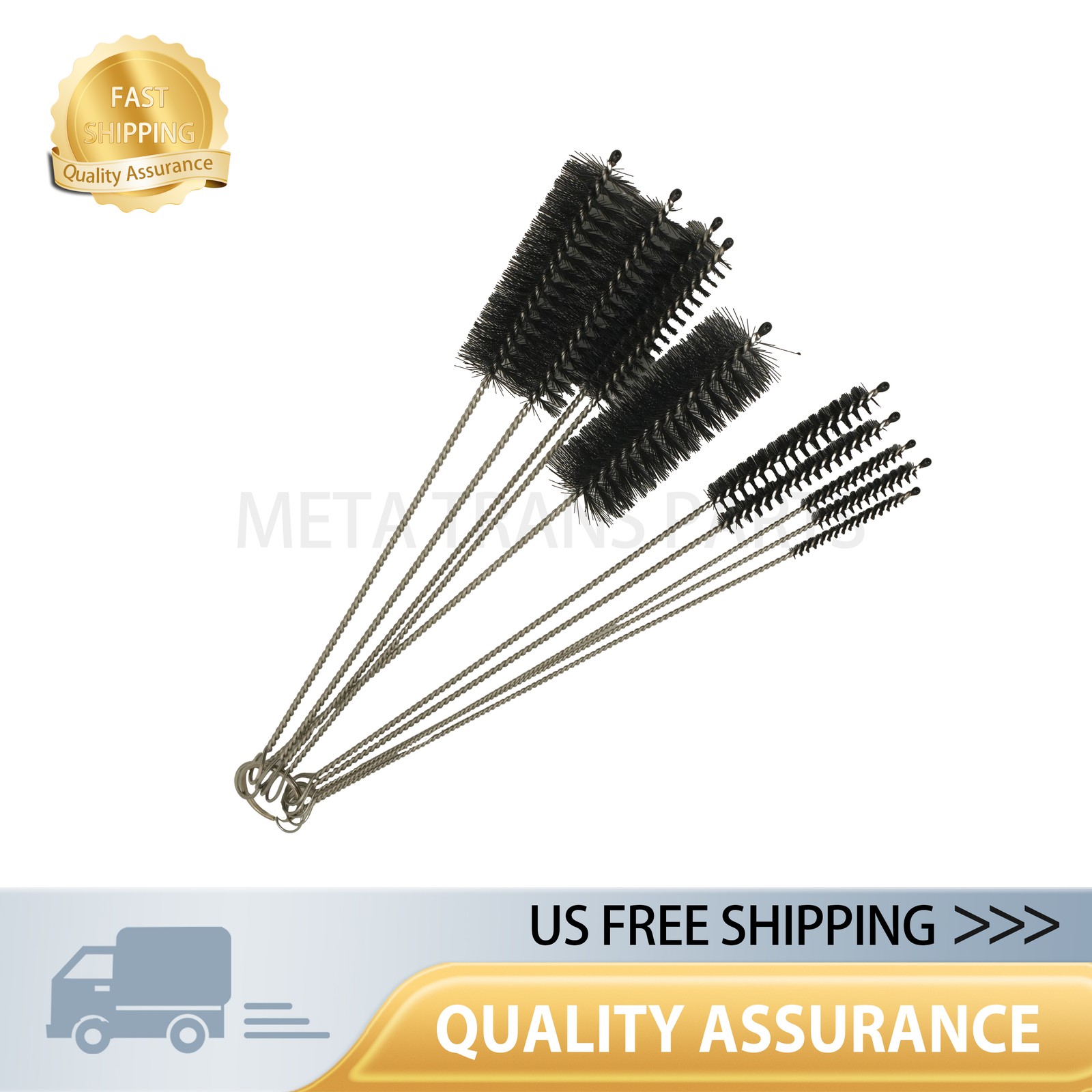 10PCS Set Nylon SmallLong Cleaning Straw Brush Cleaner Bottle Tube Pipe US
