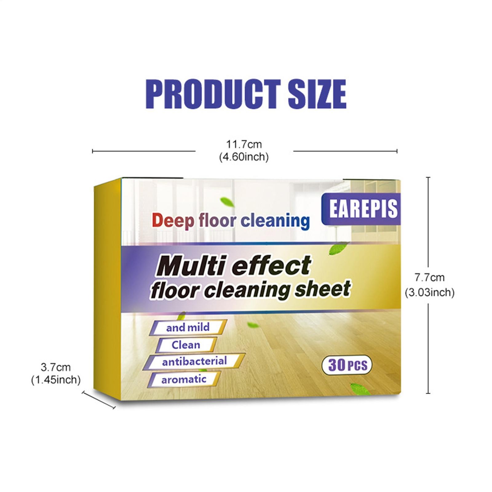 Multipurpose Dissolvable Floor Cleaning Sheets 30 Pieces Deep Clean Tablets Mopp