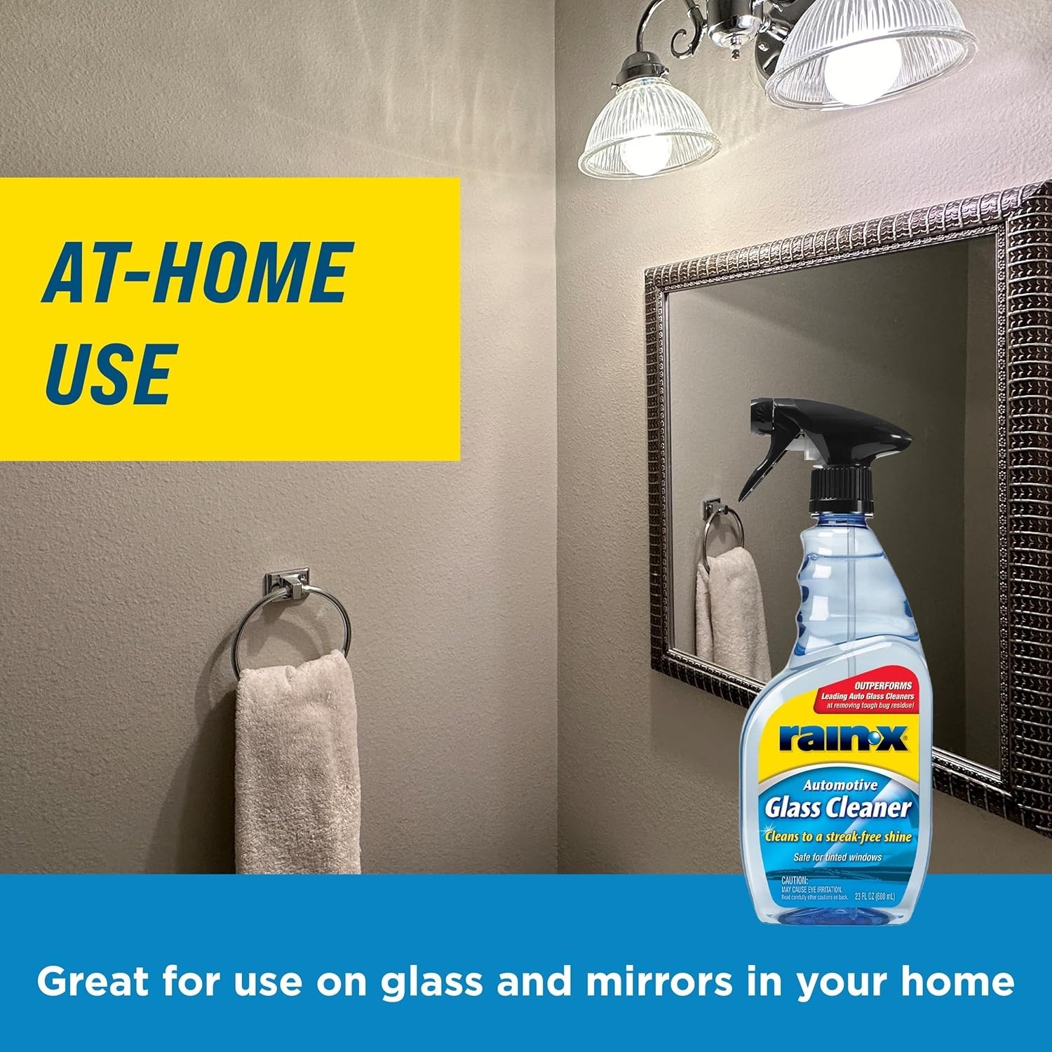 Professional-Grade RainX 23 Fl Oz Glass Cleaner – Effortless Streak-Free Shine