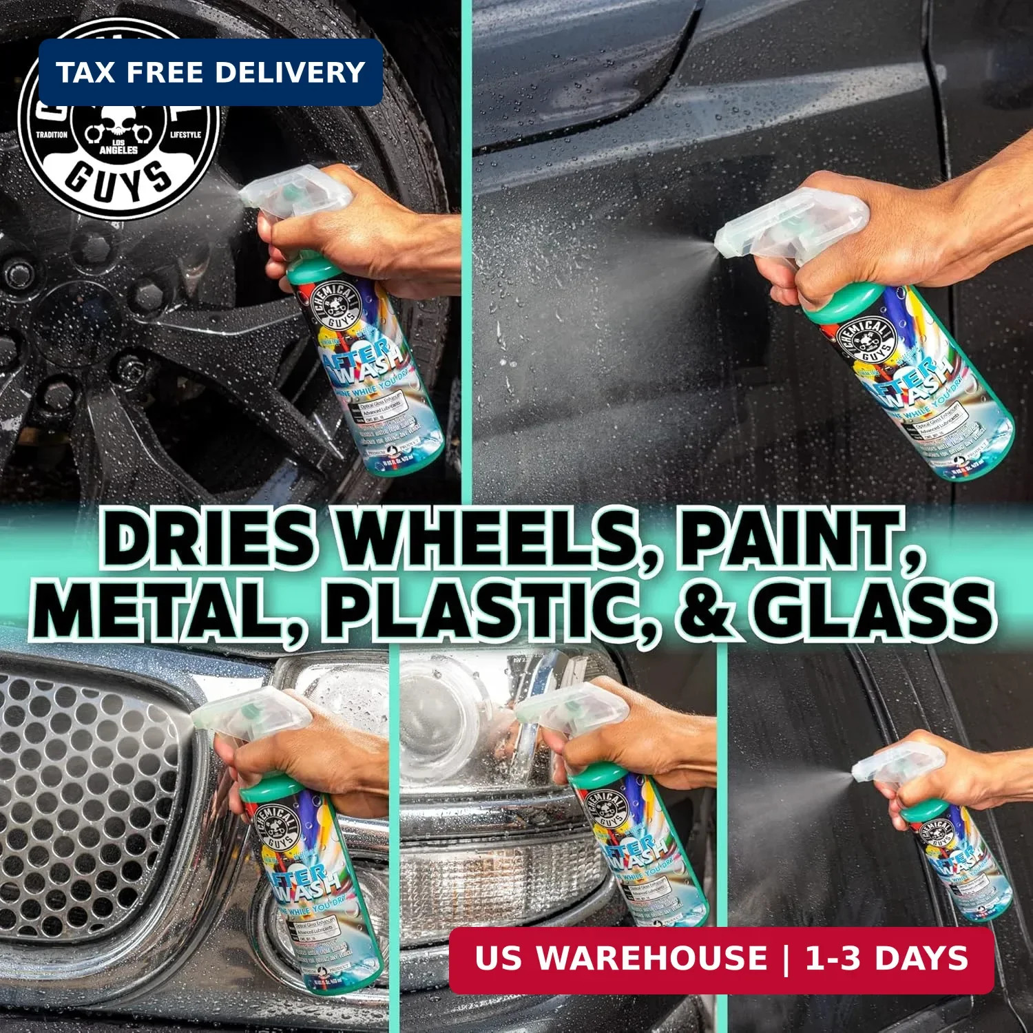 Chemical Guys CWS_801 After Wash Sprayable Gloss Boosting Car Wash Drying Aid (H