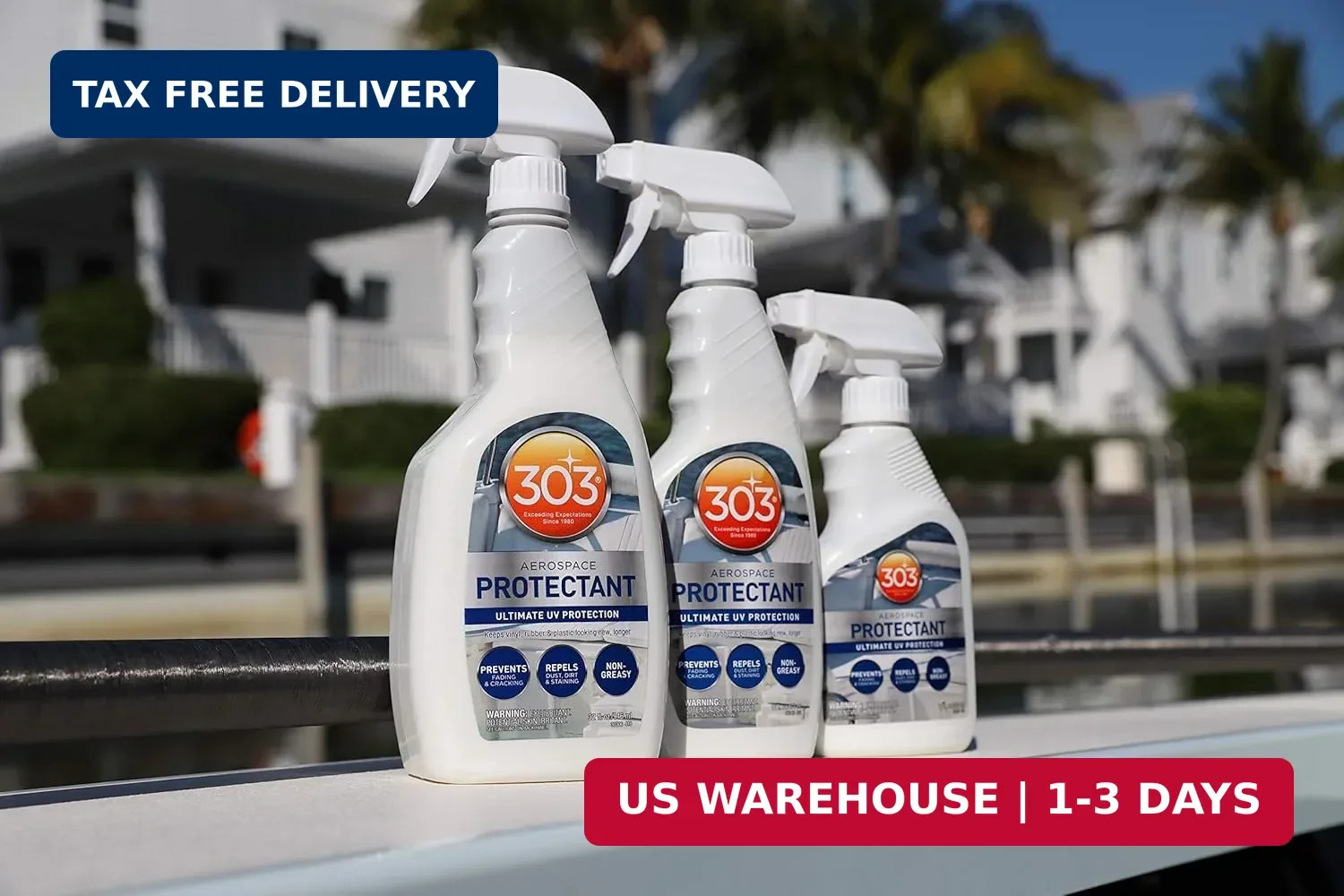 303 Products Marine Aerospace Protectant Spray, UV Protection for Boat Vinyl & S