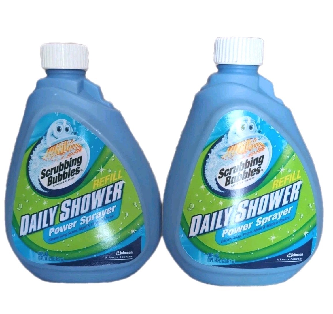 Scrubbing Bubbles Daily Shower Refill x2 For Power Sprayer Bathroom Cleaner