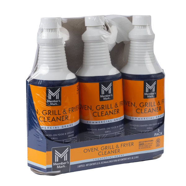 Member’s Mark Commercial Oven, Grill and Fryer Cleaner (32 oz, 3 pk) – Free Ship