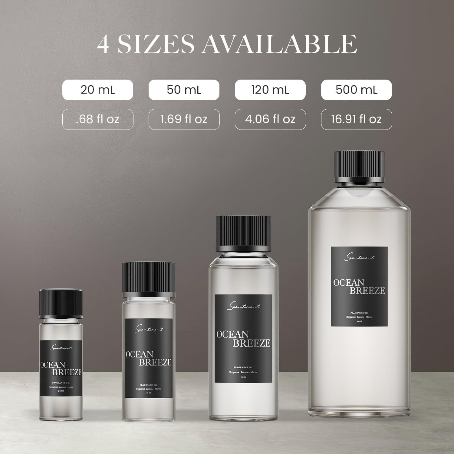 Scentiment Ocean Breeze Diffuser Oil – Premium Hotel Scent with Notes of Berga