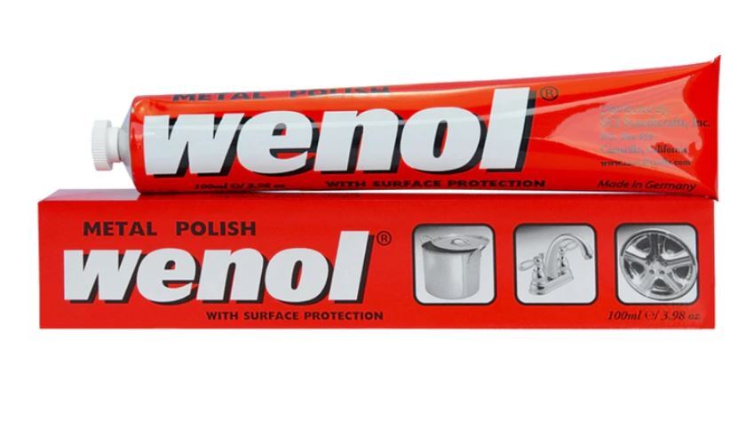 Wenol Metal Polishing Cream Cleans&polishes Brass Copper Stainless Steal Chrome