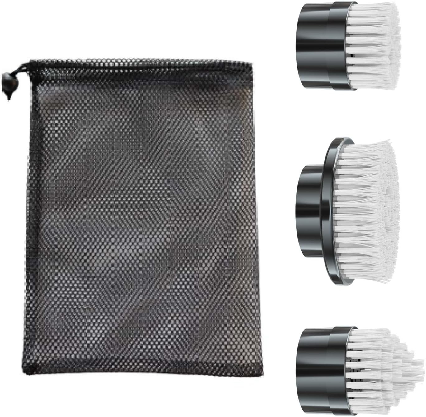 3 Pcs of Brush Heads,Replacement Brush Heads Set for Electric Spin Scrubber, Cor