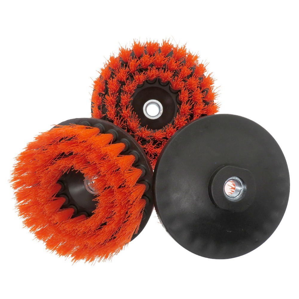 1*Electric Drill Soft Brush Carpet Leather Upholstery Cleaning Attachment Tool