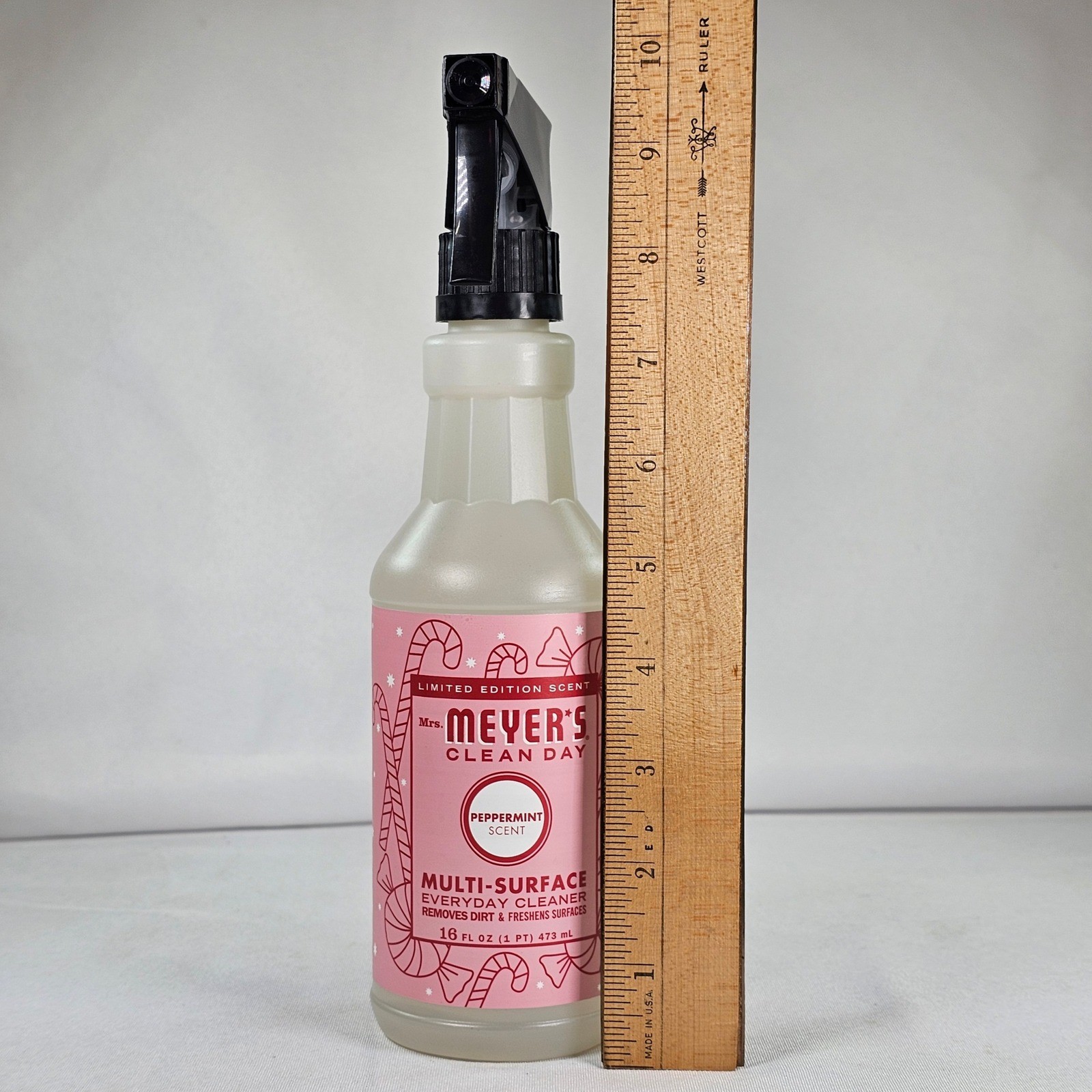 Mrs Meyers Clean Day Peppermint Multi-Surface Everyday Cleaner 16oz Limited Ed