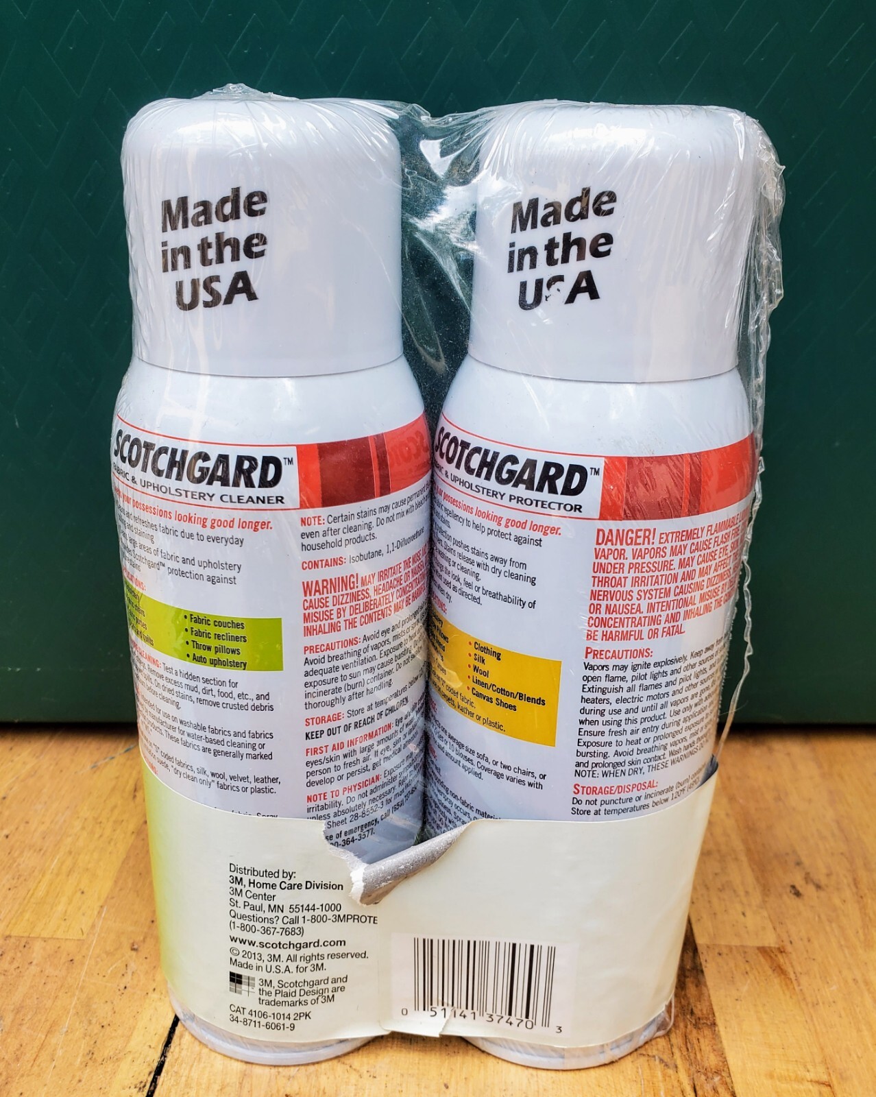 Scotchgard Fabric & Upholstery PROTECTOR & CLEANER Value Pack Sealed