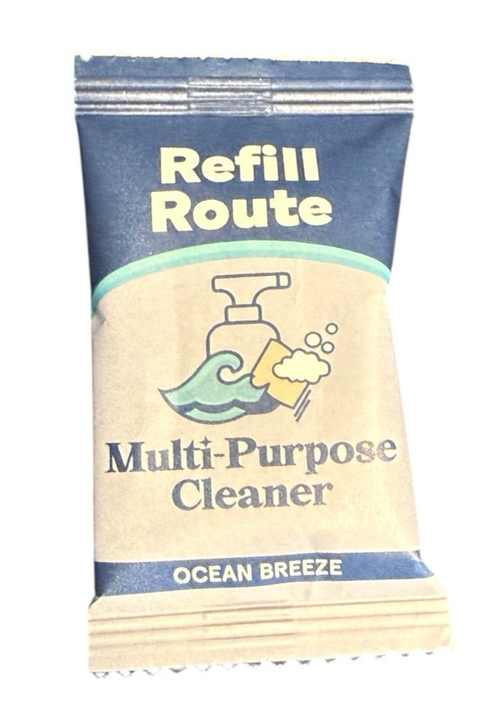 Multi-Purpose Cleaner/Degreaser Kit, Glass Spray Bottle, Towels + 12 Refill Tabs