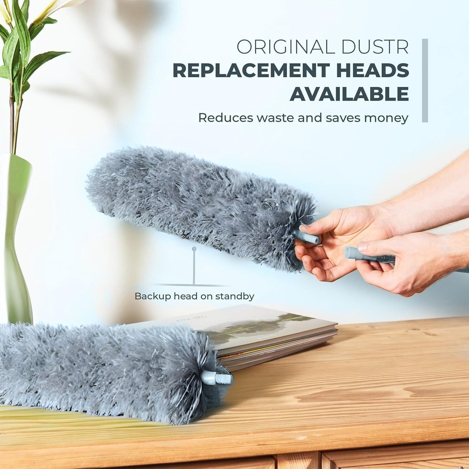 Extendable Feather Duster, Microfiber Duster, Ceiling Fan Duster, Feather Dus…