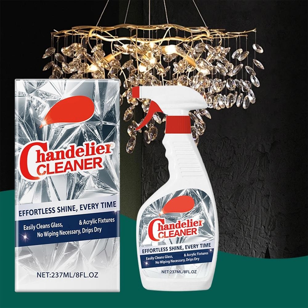 1/2x Chandelier Cleaner Drip Dry Spray,No Wipe Dust Remover for Chandelier 237ml