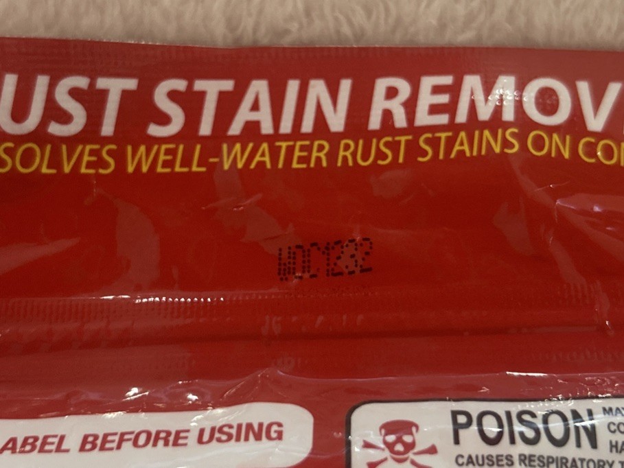 White-Ox ~ Rust Stain Remover ~ 16 oz ~ Sealed