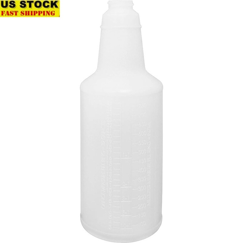 Plastic Cleaner Bottles Measuring Graduations FDA Compliant 28mm Neck Sprayers