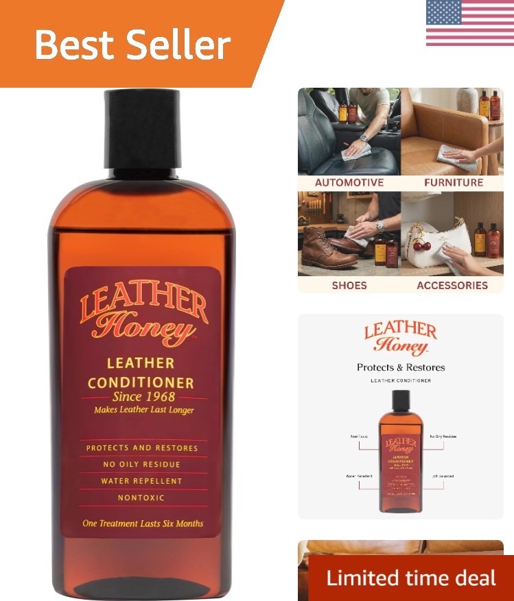 Leather Honey Leather Conditioner Since 1968. for All Leather Items Including…