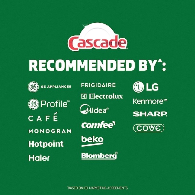 Dishwasher Gel Detergent, Cascade Complete with Dawn 75 Oz, Fresh Scent