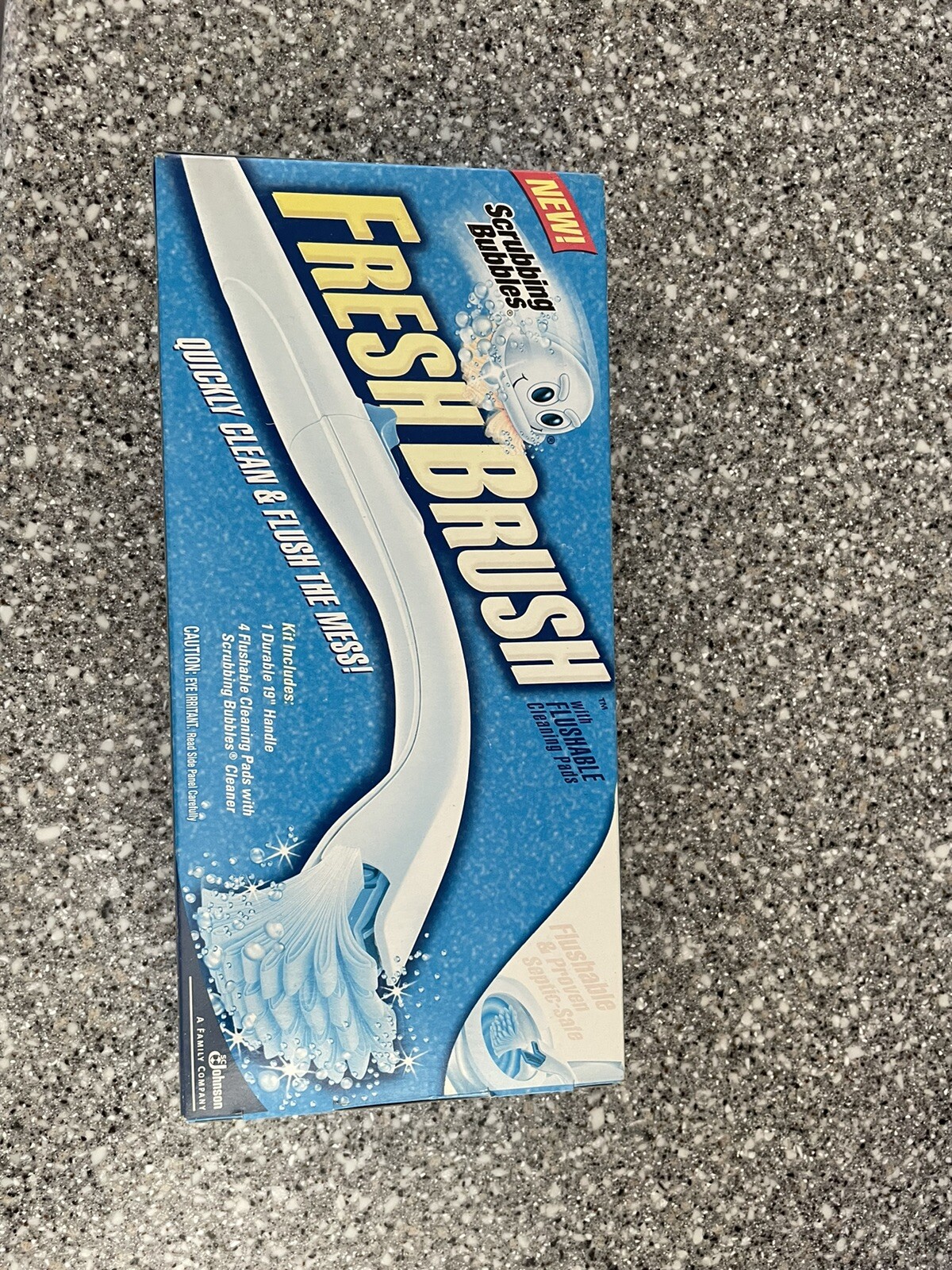 Scrubbing Bubbles Fresh Brush Toilet Cleaning System Flushable Pads Starter Kit