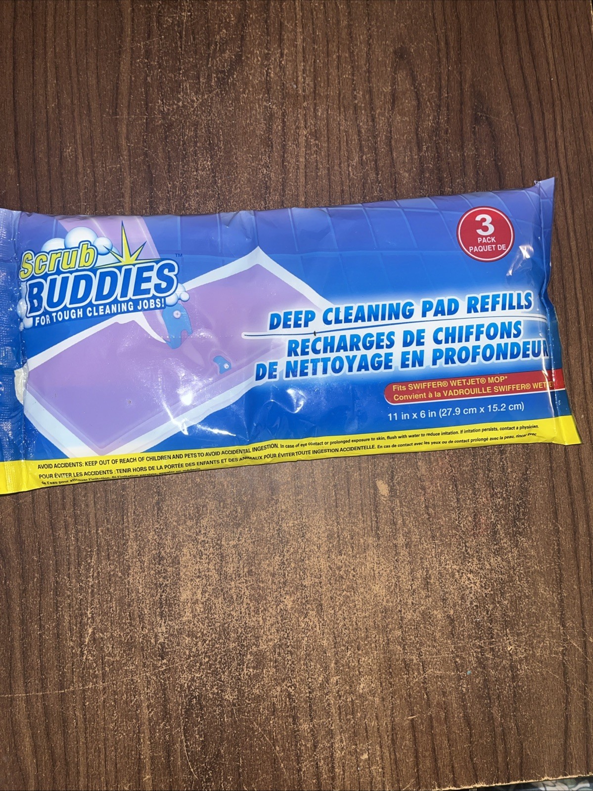 Scrub Buddies Fits Swiffer WetJet Mop 3 pack