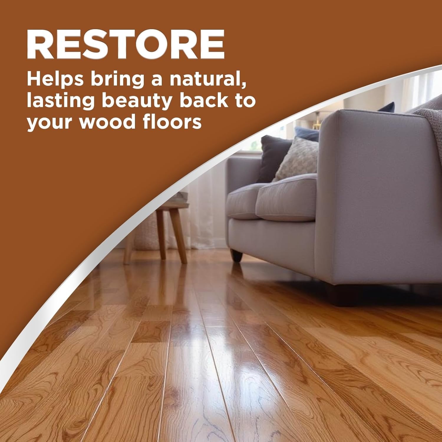 3PC Wood Floor Care Bundle – 32 Oz Restorer with Natural Shine & Scratch Repair