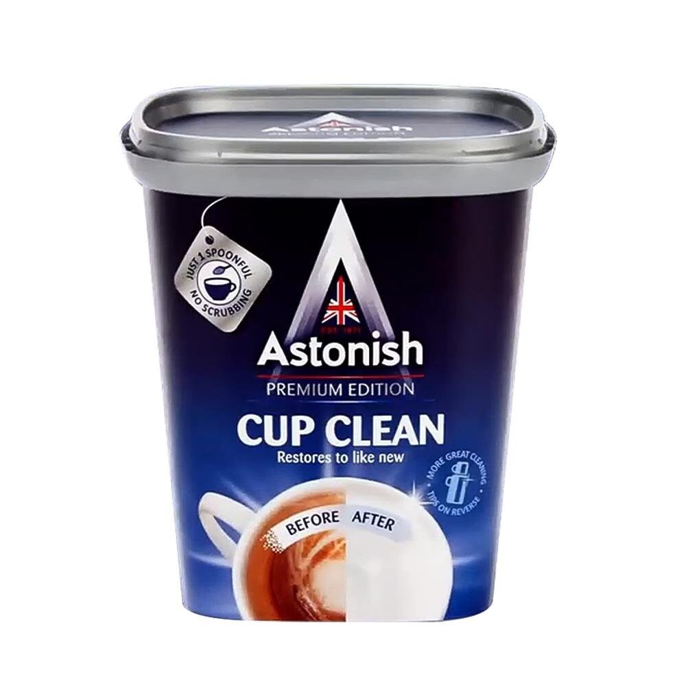 1x 350g Astonish Cup Clean Tea & Coffee Stain Remover Powder Teapot Clogged Pipe
