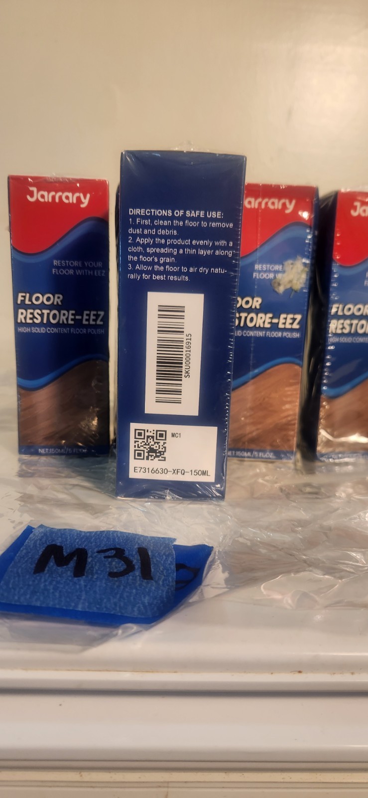 Jarray Floor Restore-Eez High Solid Content Floor Polish Lot of 5 Shine & Protec