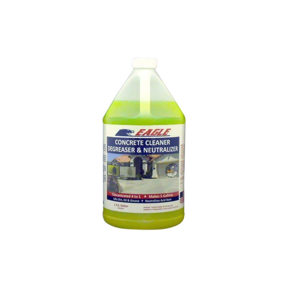NEW 1 Gal. Cleaner Degreaser Neutralizer for Concrete in 4:1 Removes Oils Stains
